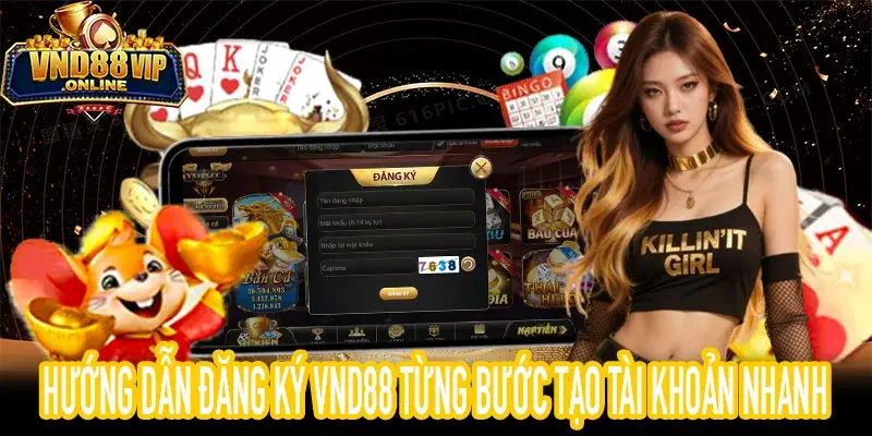 đăng ký VND88 từng bước tạo tài khoản hướng dẫn chi tiết